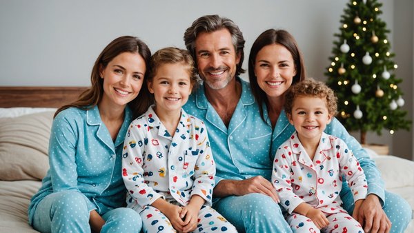 Combinaisons pyjamas amusantes pour toute la famille